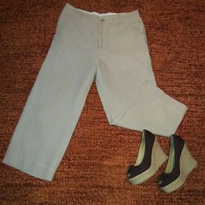 Linen capris pants